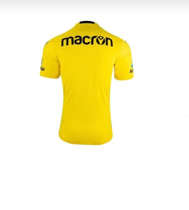 NRL 2023 Training Tee - Parramatta Eels - Yellow - Adult - MACRON - Image 2