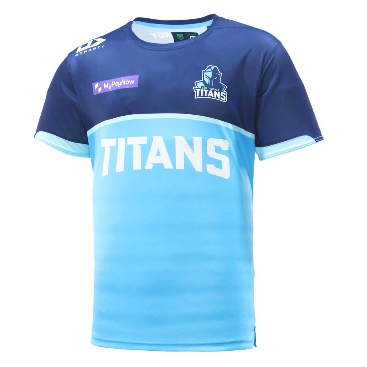 NRL 2023 Warm Up Tee Shirt - Gold Coast Titans - Adult - T-Shirt - DYNASTY - Image 3