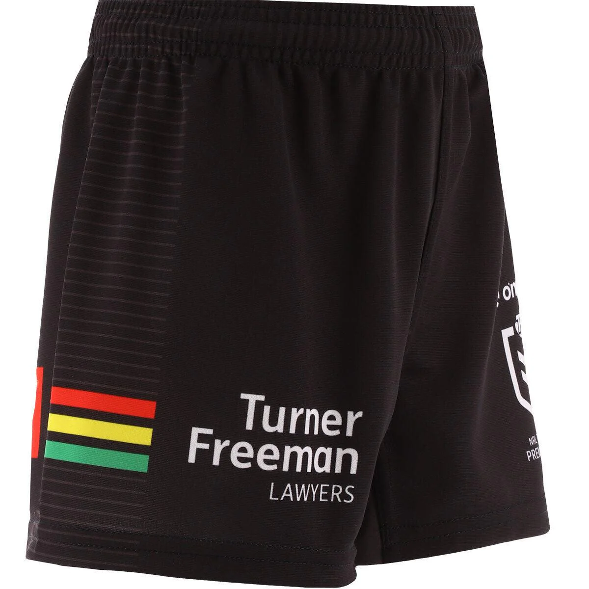 NRL 2024 Home Playing Shorts - Penrith Panthers - Adult - Mens - Image 2