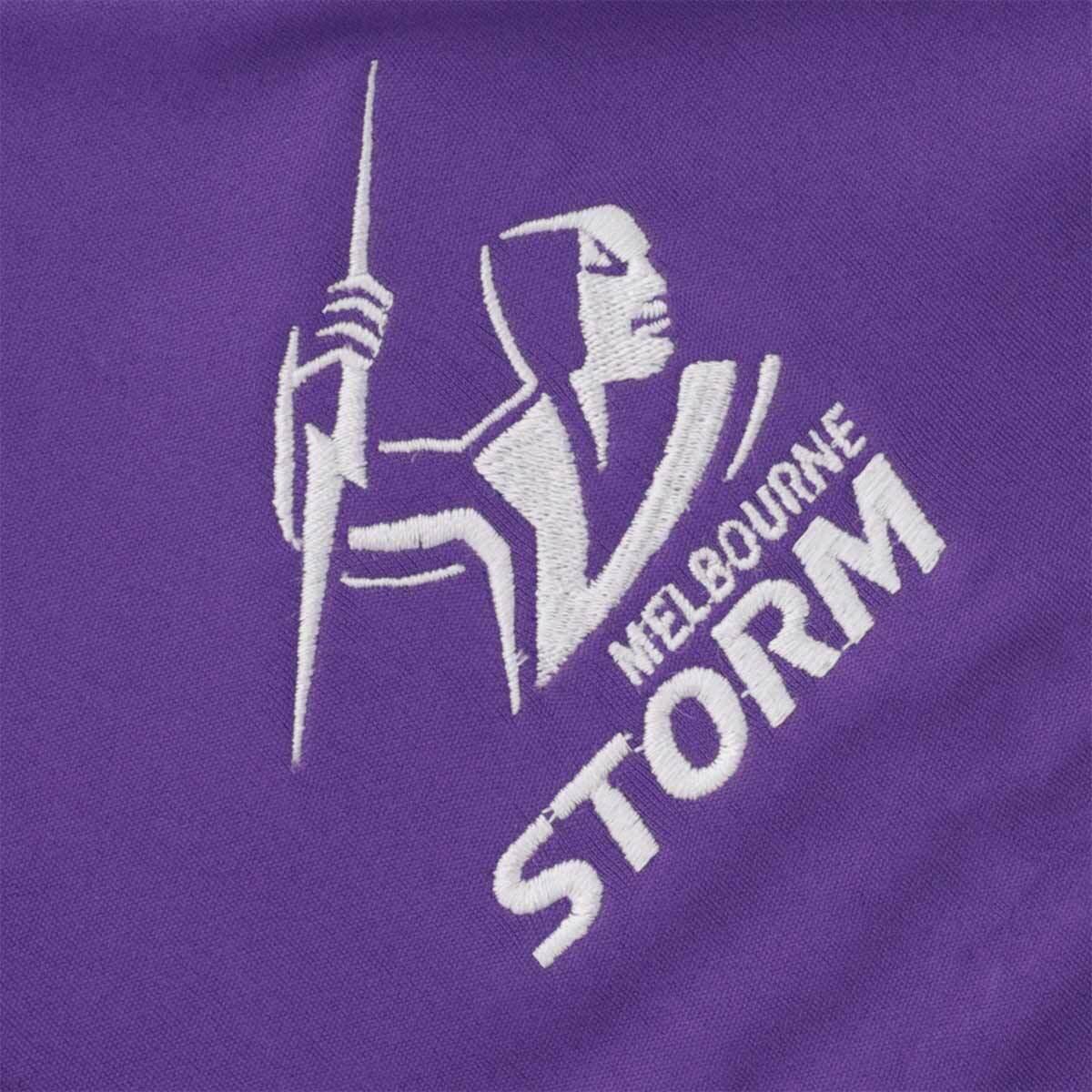 NRL 2024 Media Polo - Melbourne Storm - Purple - Adult - O'NEILLS - Image 4