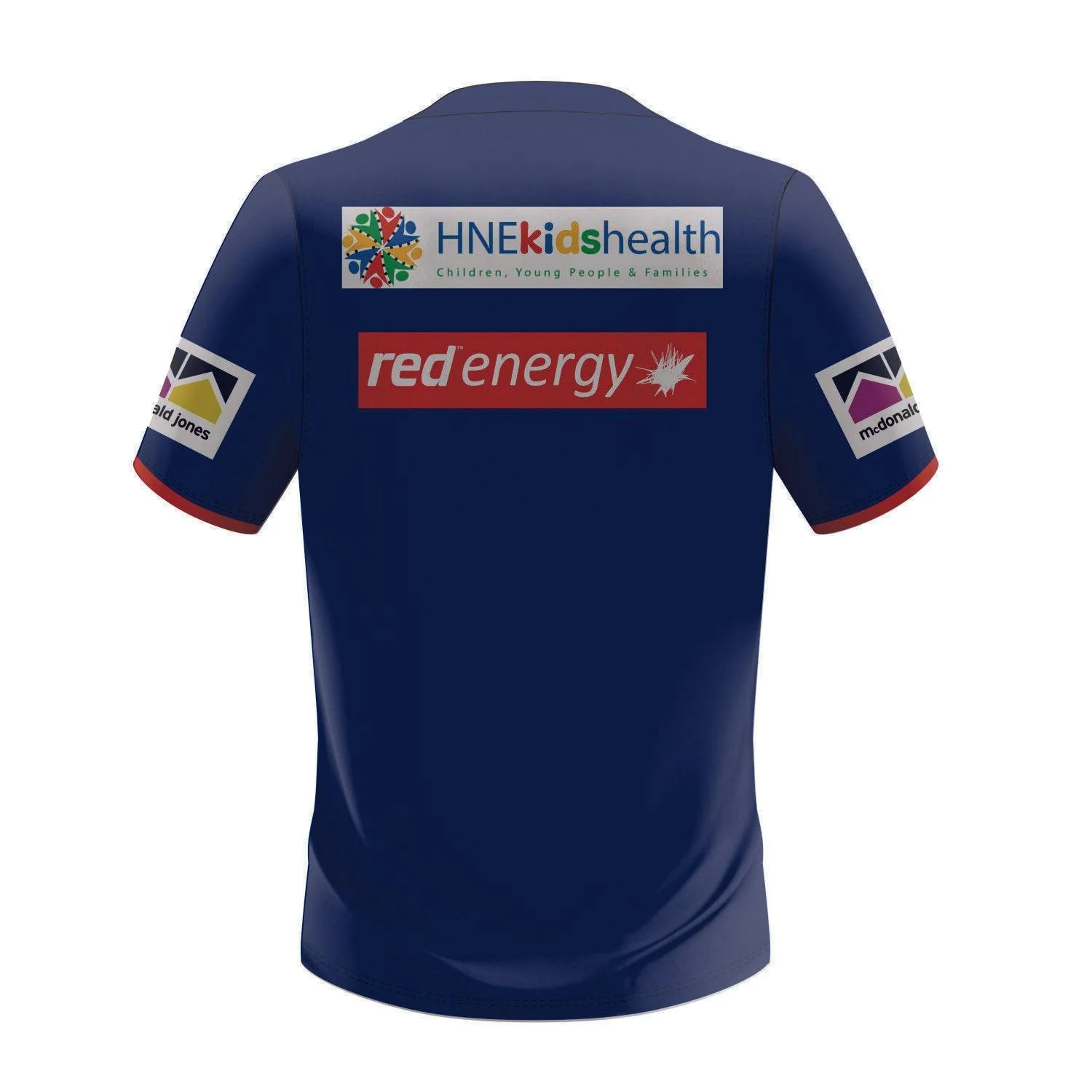 NRL 2024 Training Tee Shirt - Newcastle Knights - Navy - Youth - Kids - Image 2
