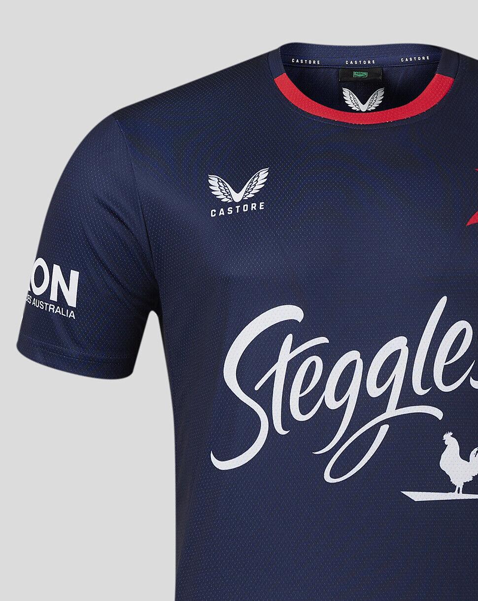 NRL 2024 Training Tee - Sydney Roosters - Adult - Mens - Shirt - Image 3
