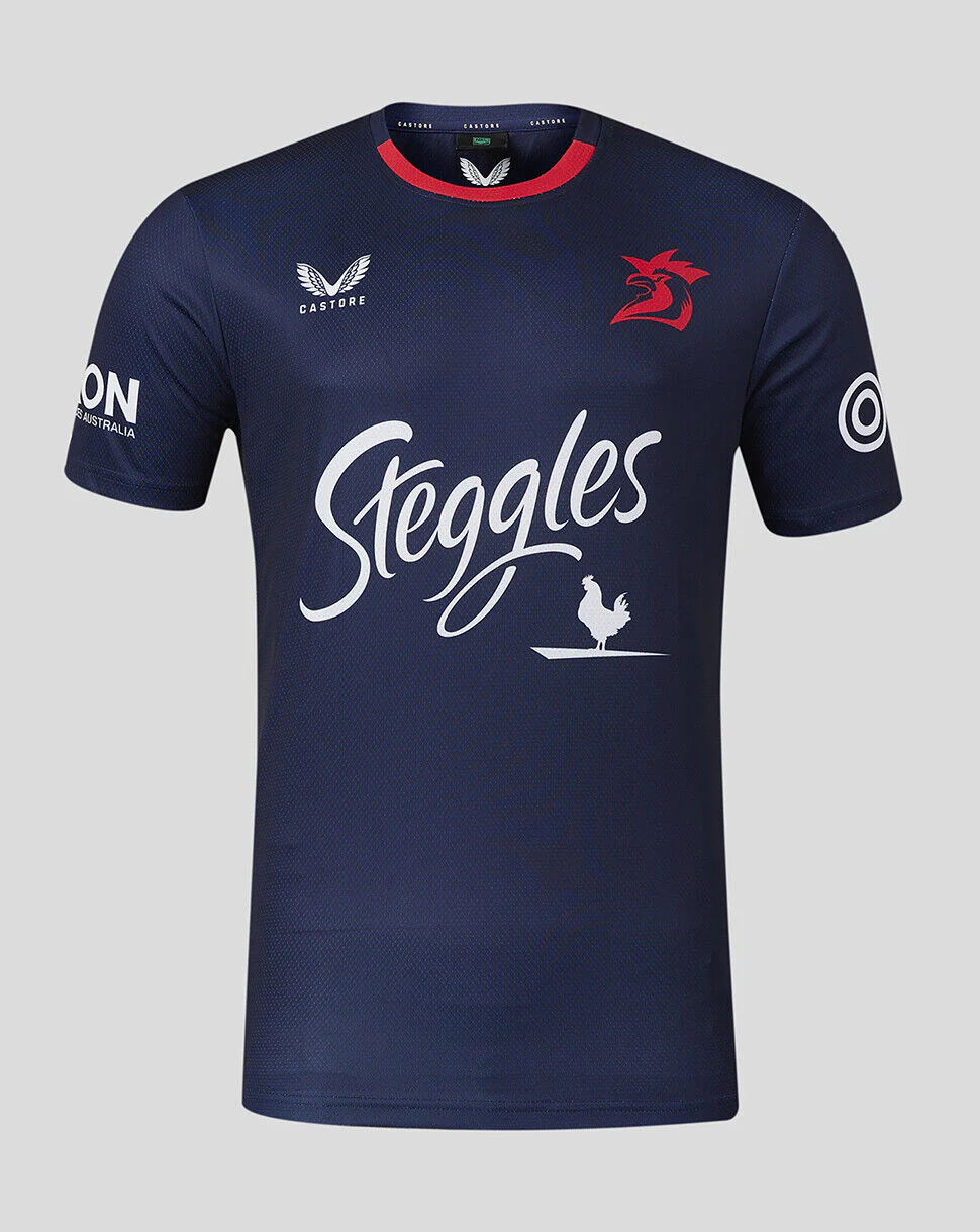 NRL 2024 Training Tee - Sydney Roosters - Youth - Kids - Shirt - Image 7
