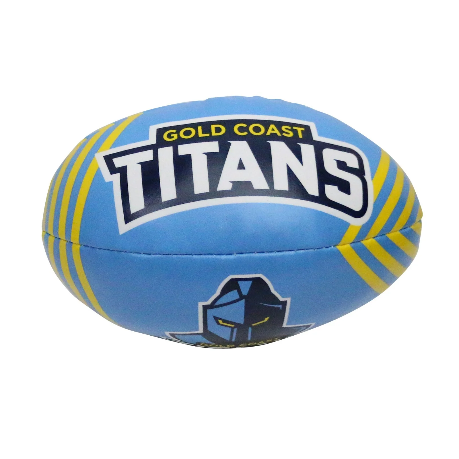 NRL 2025 6 Inch Sponge Football - Gold Coast Titans - Supporter Ball