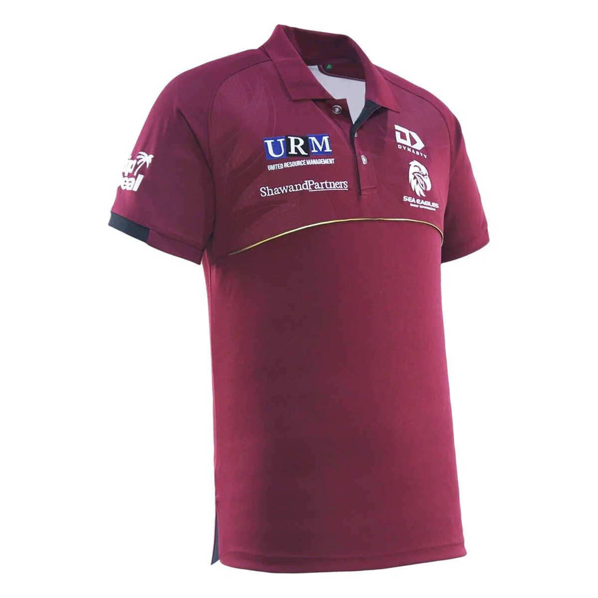NRL 2025 Alt Media Polo Shirt - Manly Sea Eagles - Youth - Kids - Image 4