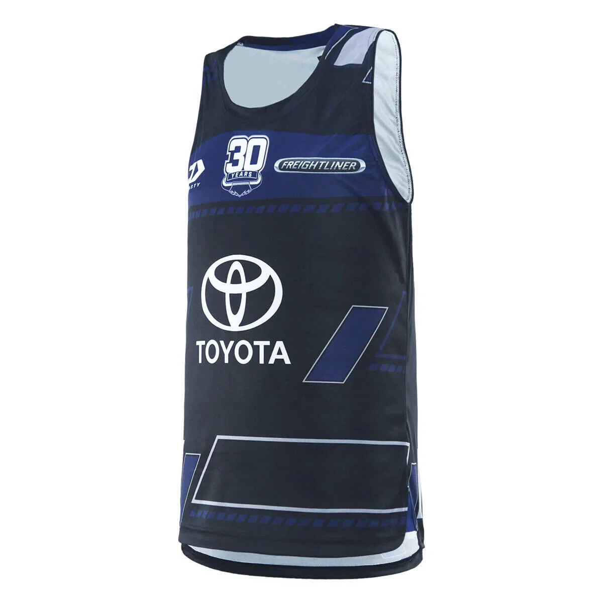 NRL 2025 ALT Training Singlet - North Queensland Cowboys - Black - Adult - Mens - Image 2