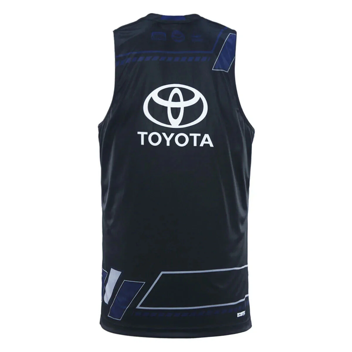 NRL 2025 ALT Training Singlet - North Queensland Cowboys - Black - Adult - Mens - Image 3