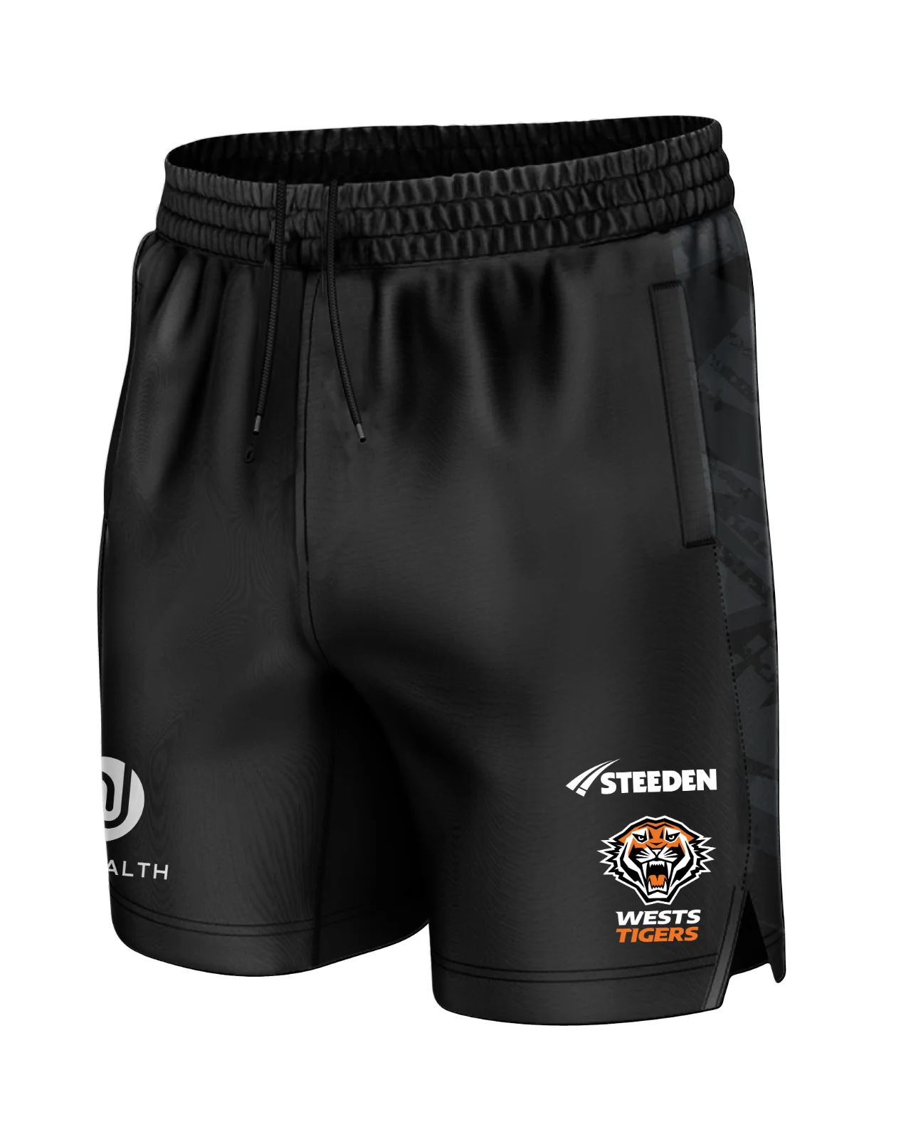 NRL 2025 Gym Shorts - West Tigers - Youth - Kids - Image 8