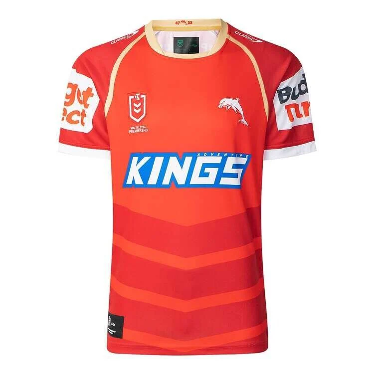 NRL 2025 Home Jersey - Dolphins - Adult - Mens - Image 7