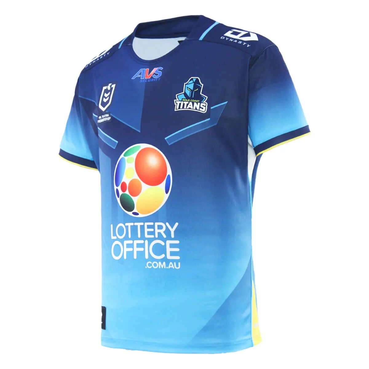 NRL 2025 Home Jersey - Gold Coast Titans - Adult - Mens - Image 2