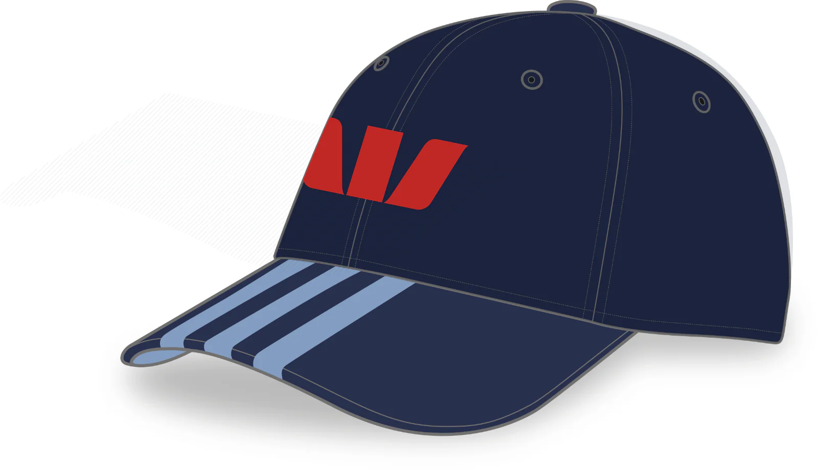 NRL 2025 Media Cap - New South Wales Blues - NSW - Hat - Youth OSFM