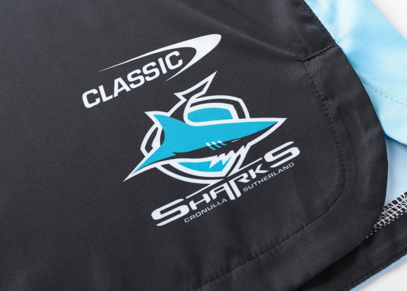 NRL 2025 Performance Gym Shorts - Cronulla Sharks - Youth - Kids - Image 15