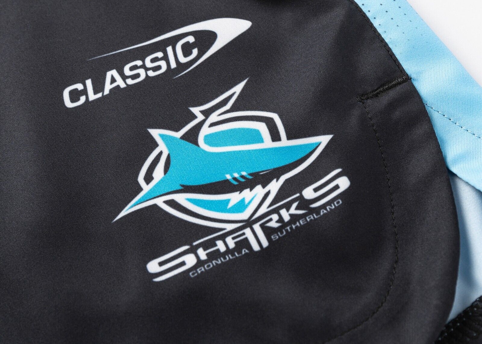 NRL 2025 Performance Gym Shorts - Cronulla Sharks - Youth - Kids - Image 8