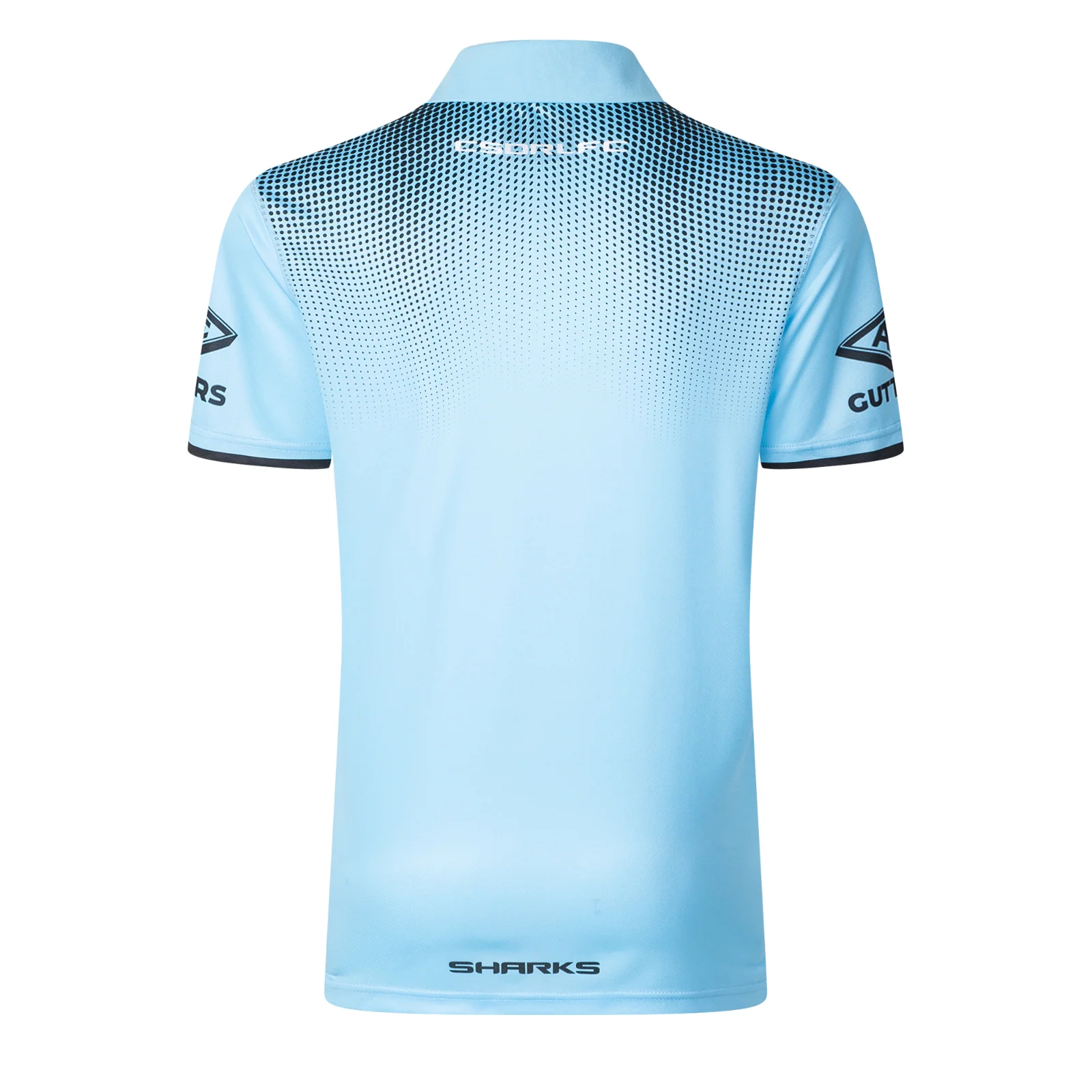 NRL 2025 Players Polo - Cronulla Sharks - Blue - Adult - Mens - Image 2