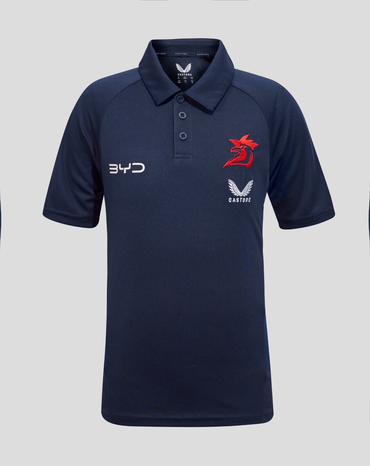 NRL 2025 Presentation Polo - Sydney Roosters - Youth - Kids - Shirt - Image 10