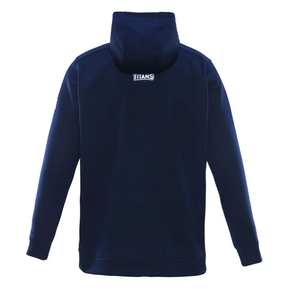 NRL 2025 Pullover Hoodie - Gold Coast Titans - Navy - Adult - Mens - Image 2