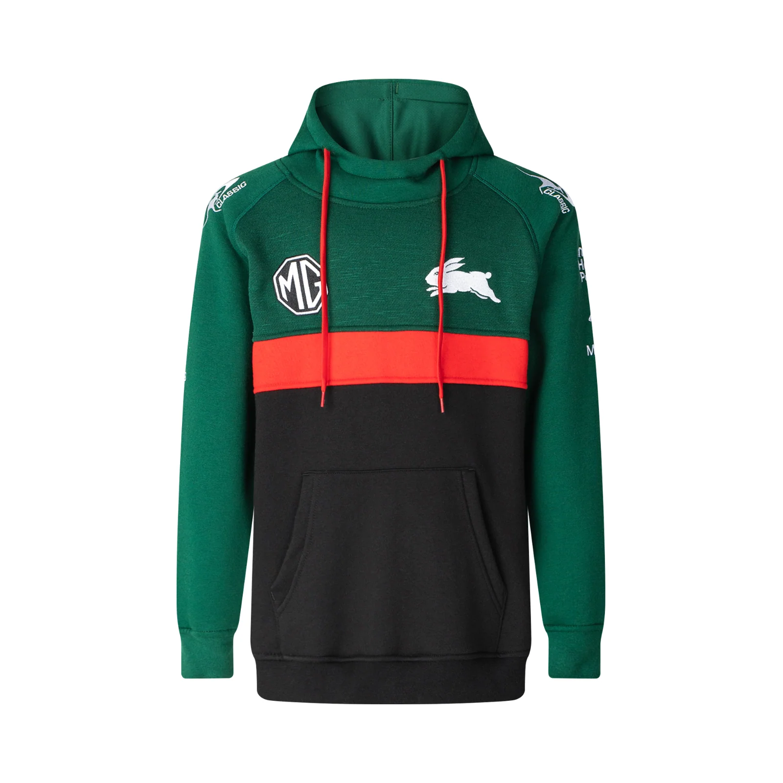 NRL 2025 Pullover Hoodie - South Sydney Rabbitohs - Jumper - Youth - CLASSIC