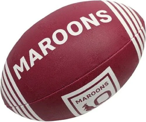 NRL 2025 Supporter Football - Queensland Maroons - Game Ball Size 5 - QLD