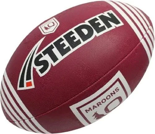 NRL 2025 Supporter Football - Queensland Maroons - Game Ball Size 5 - QLD - Image 2