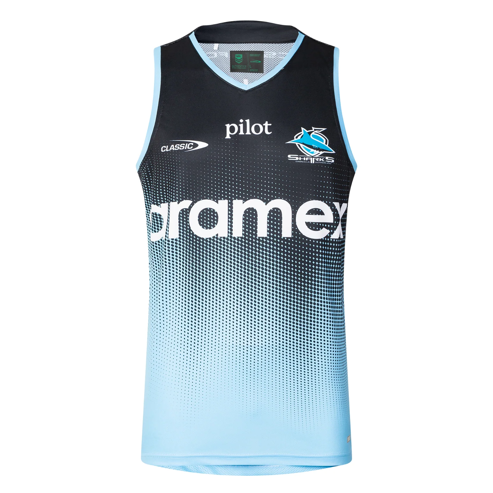 NRL 2025 Training Singlet - Cronulla Sharks - Adult - Mens