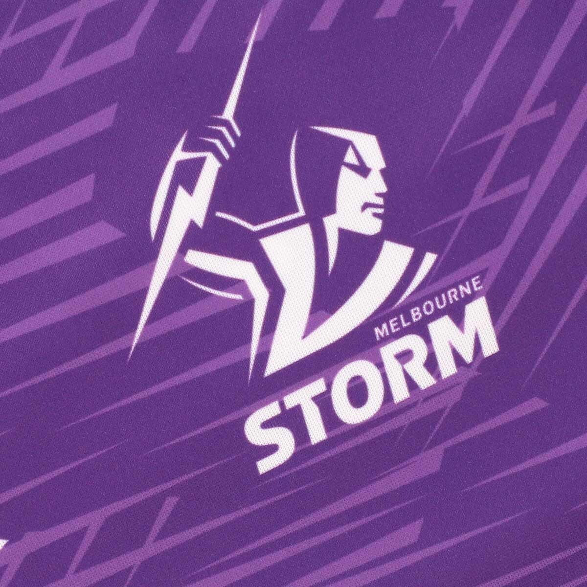 NRL 2025 Training Singlet - Melbourne Storm - Purple - Adult - Mens - Image 4