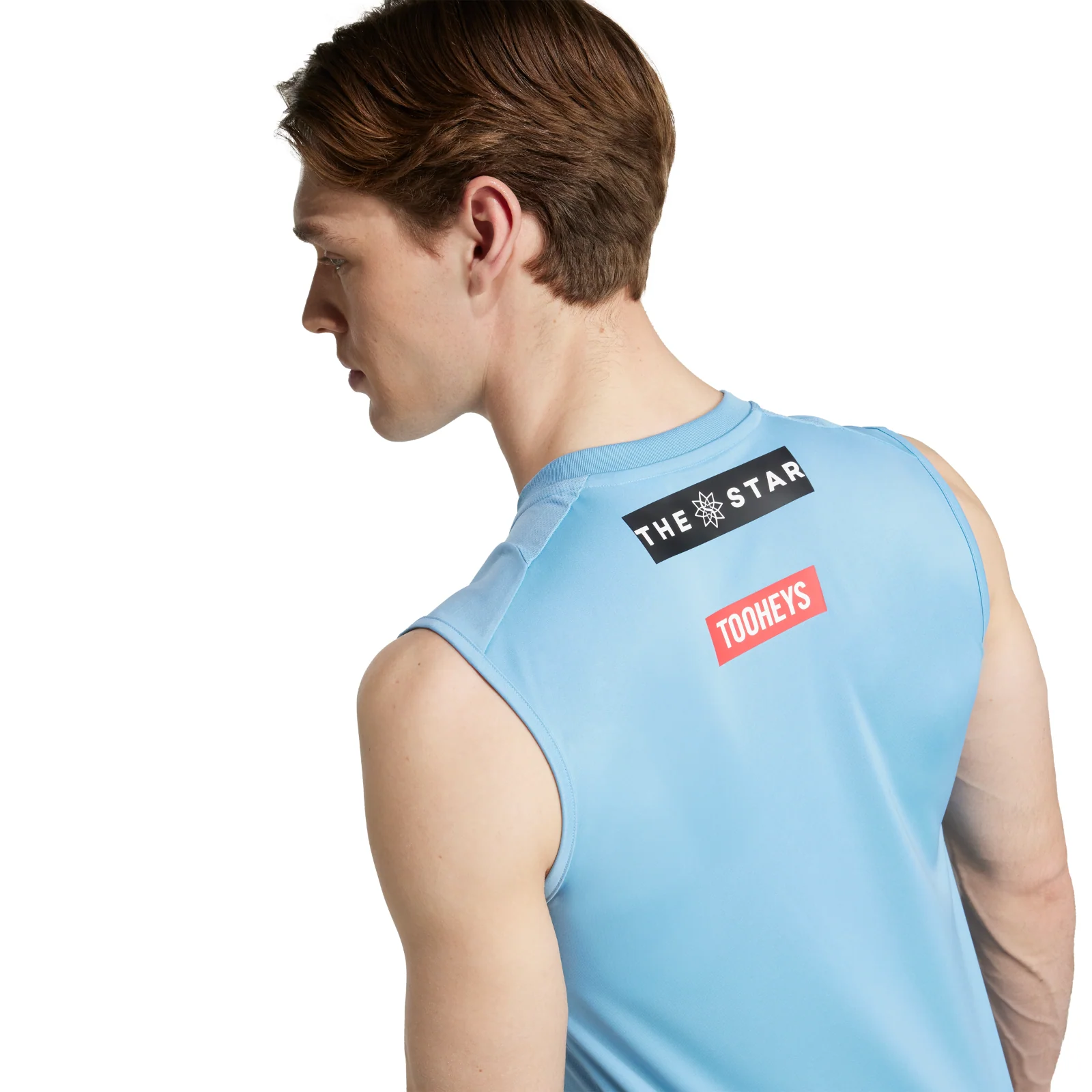 NRL 2025 Training Singlet - New South Wales Blues - NSW - Mens - Light Blue - Image 5