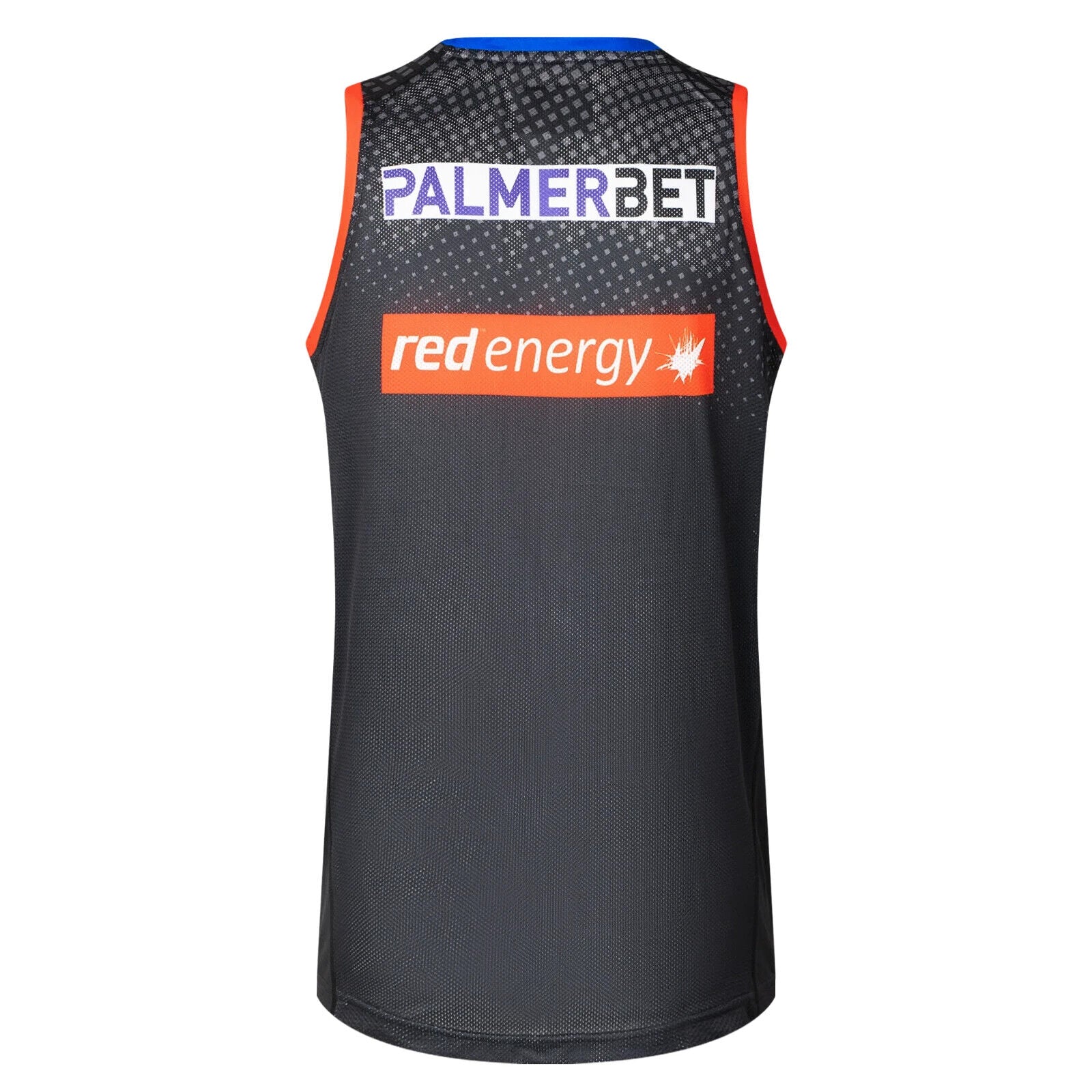 NRL 2025 Training Singlet - Newcastle Knights - Black - Adult - Mens - Image 2