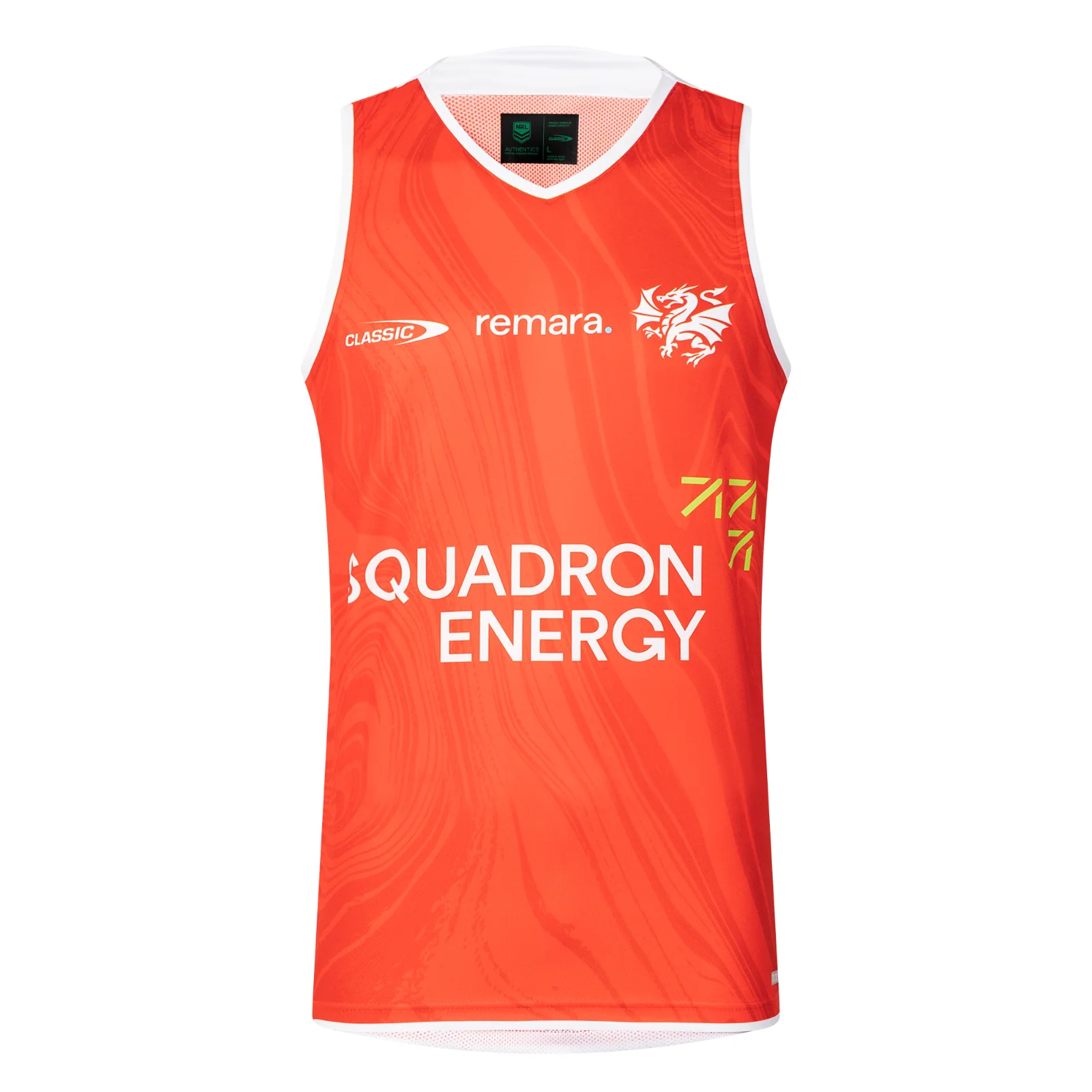 NRL 2025 Training Singlet - St George Illawarra Dragons - Adult - Mens - Image 18