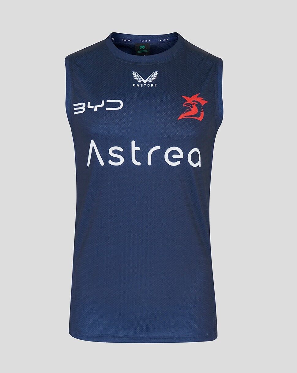 NRL 2025 Training Singlet - Sydney Roosters - Adult - Mens - Shirt - Image 11