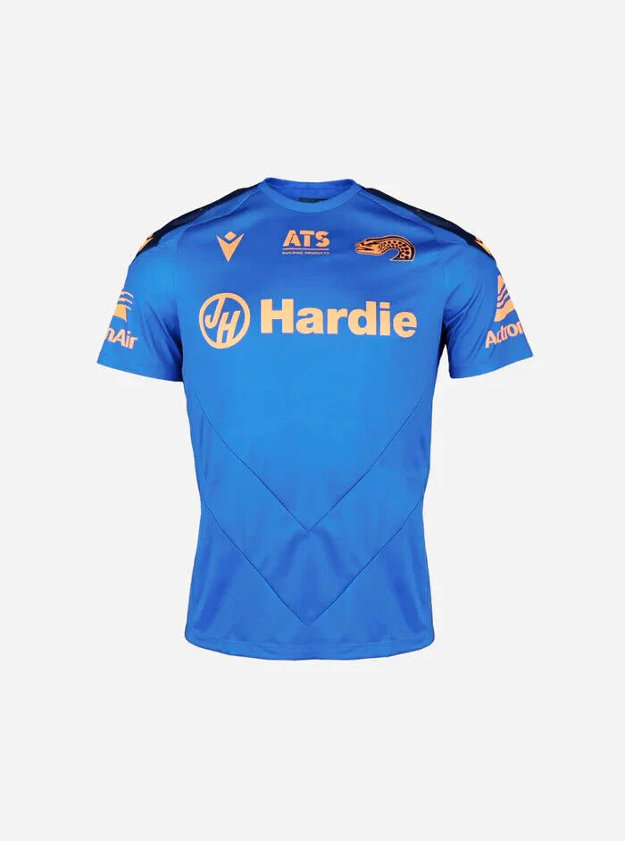 NRL 2025 Training Tee - Parramatta Eels - Blue - Adult - Mens - Image 6