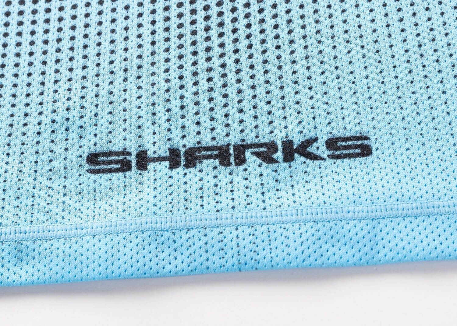 NRL 2025 Training Tee Shirt - Cronulla Sharks - Black - Youth - Kids - Image 10