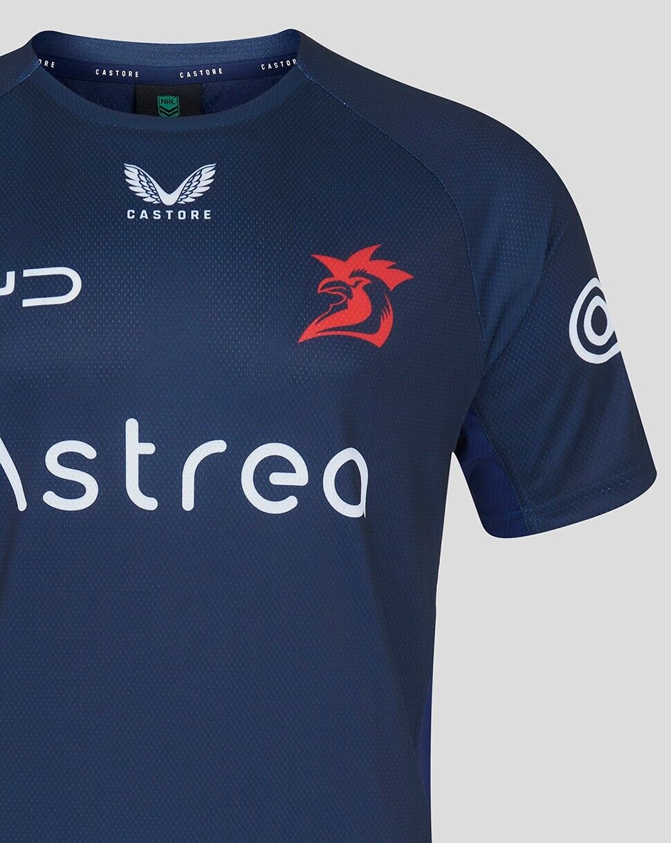 NRL 2025 Training Tee - Sydney Roosters - Adult - Mens - Shirt - Image 4