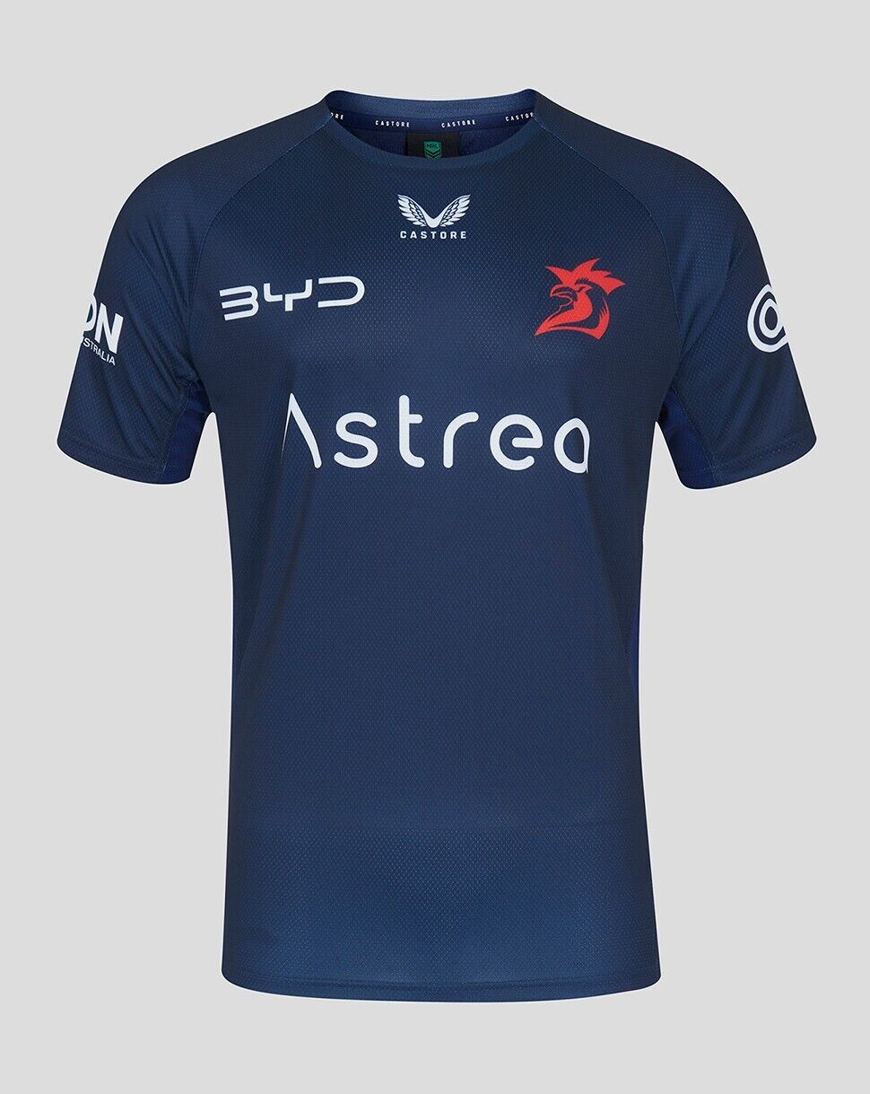 NRL 2025 Training Tee - Sydney Roosters - Adult - Mens - Shirt - Image 8