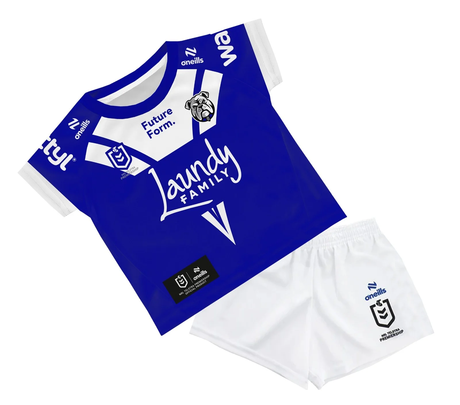 NRL 2026 Away Jersey Set  Canterbury Bulldogs  Infant  Baby  Toddler