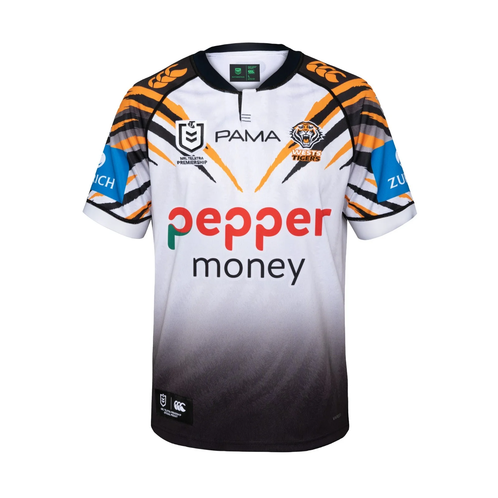 NRL 2026 Away Jersey - West Tigers - Adult - Mens