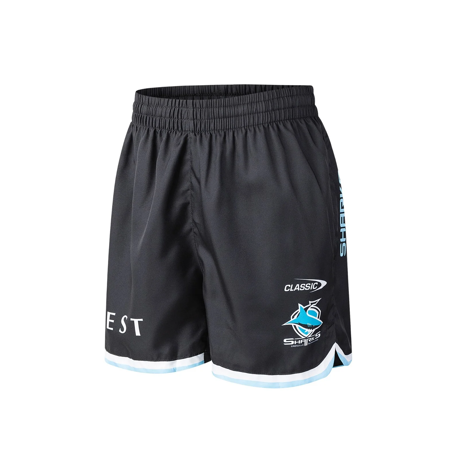 NRL 2026 Gym Shorts - Cronulla Sharks - Adult - Mens - Training - Image 2