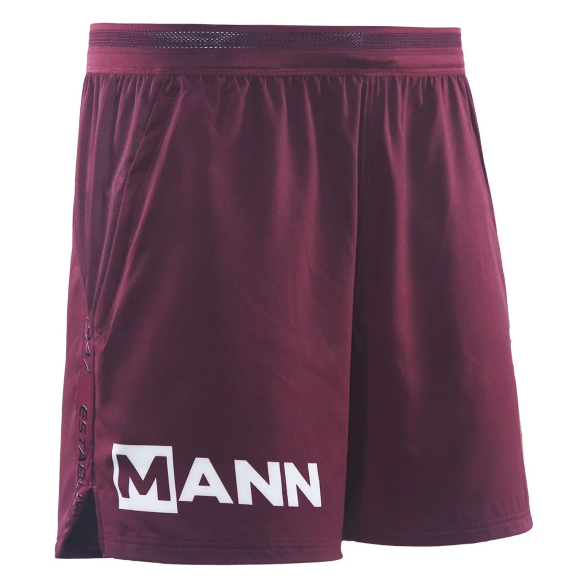 NRL 2026 Gym Shorts - Manly Sea Eagles - Adult - Mens - Maroon - Training - Image 4
