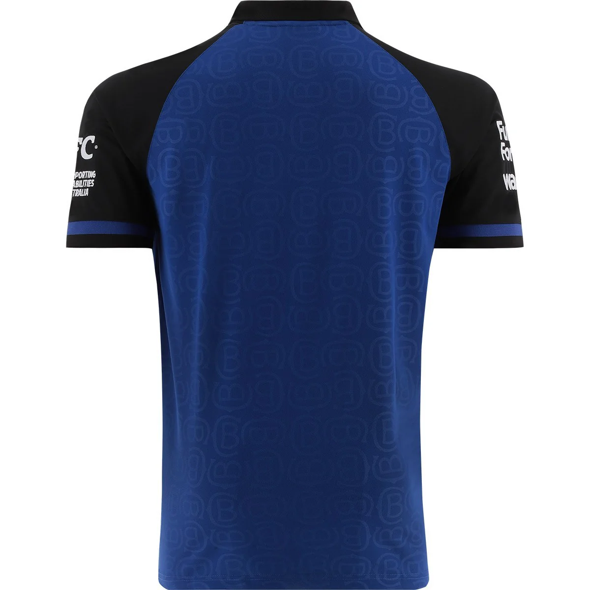NRL 2026 Media Polo - Canterbury Bulldogs - Blue - Adult - Mens - Image 2