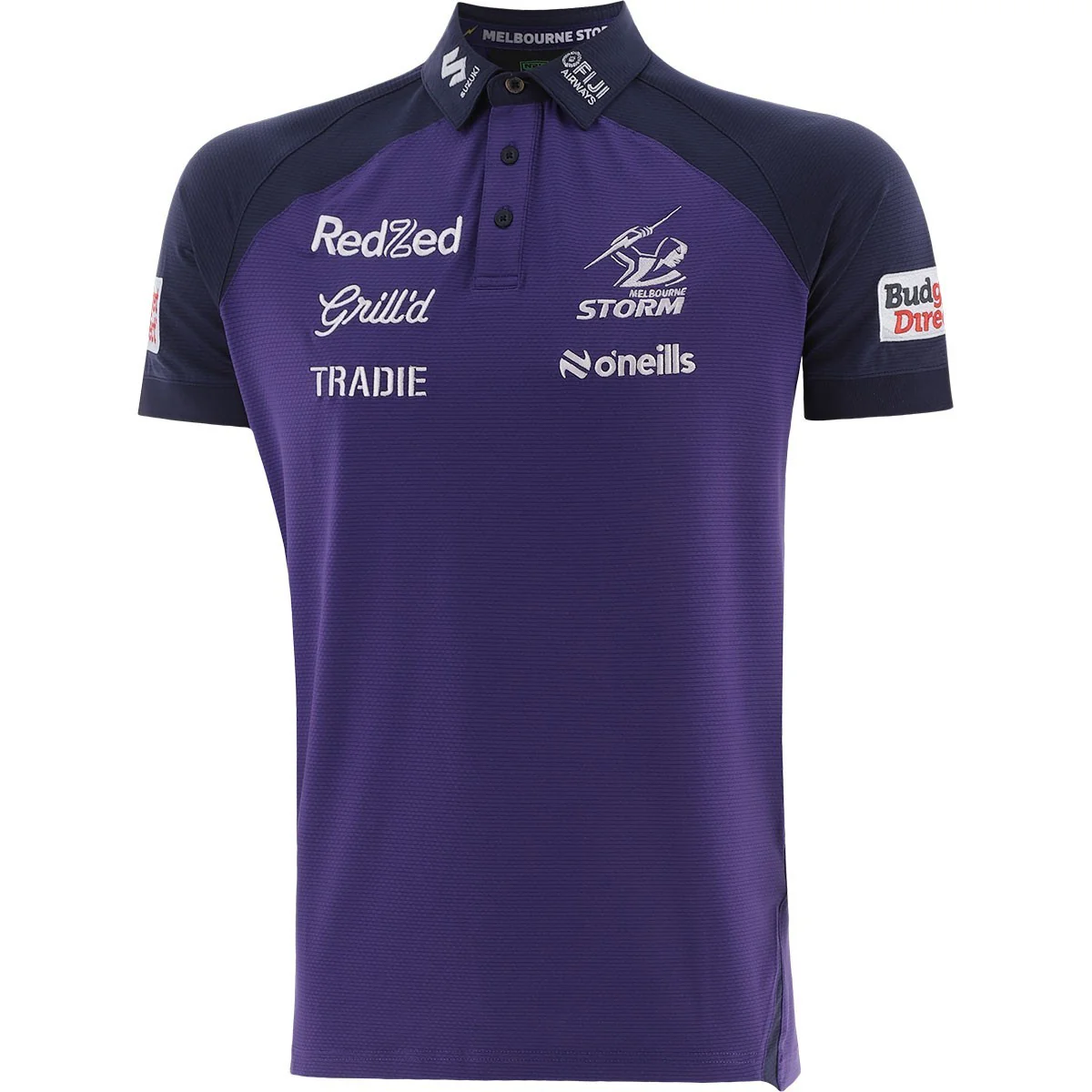 NRL 2026 Media Polo - Melbourne Storm - Adult - Mens