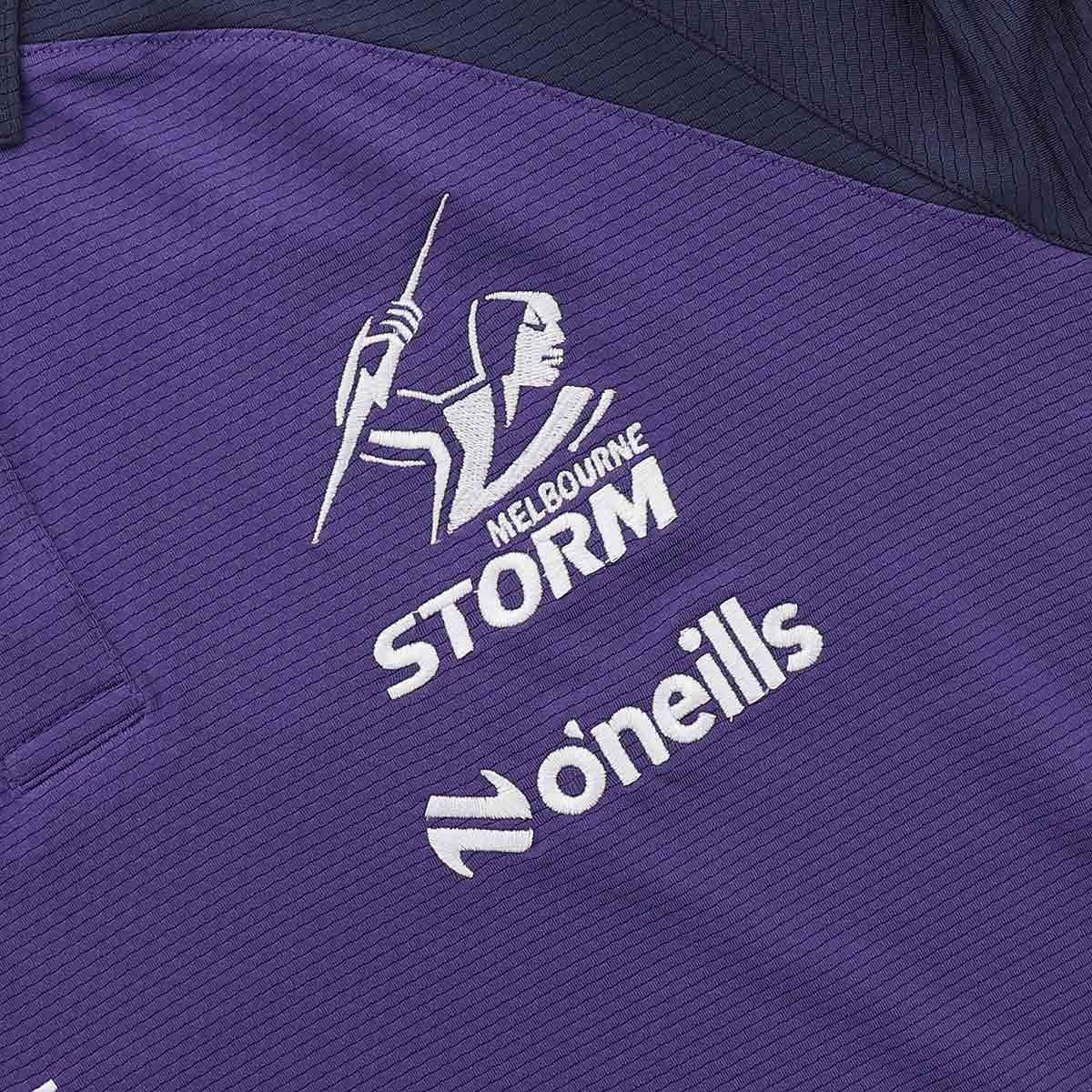 NRL 2026 Media Polo - Melbourne Storm - Adult - Mens - Image 3