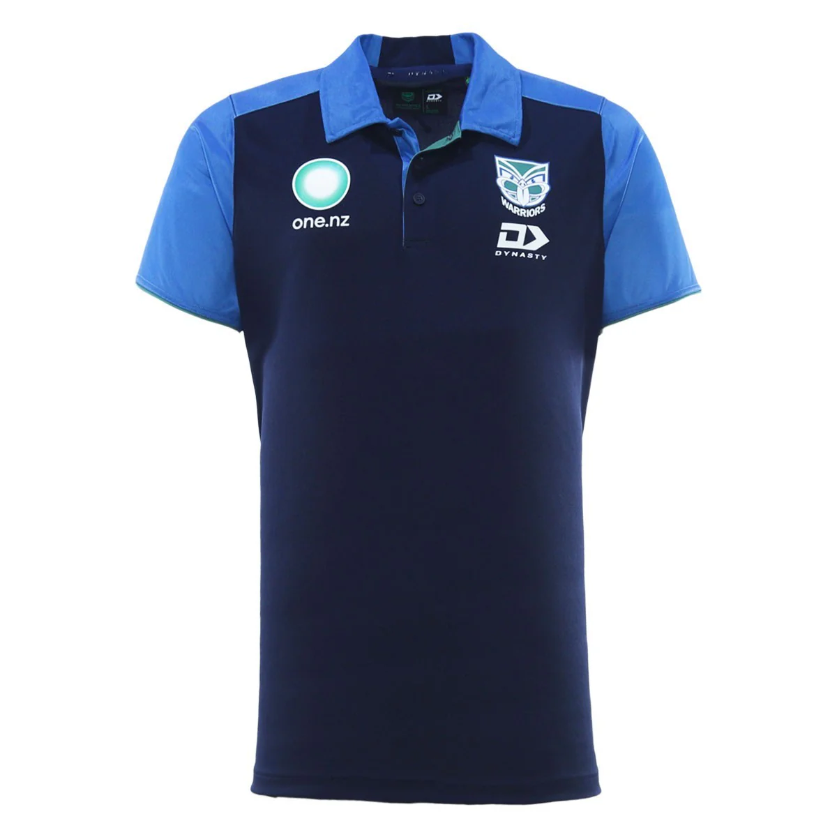 NRL 2026 Media Polo - New Zealand Warriors - Adult - Mens - Navy