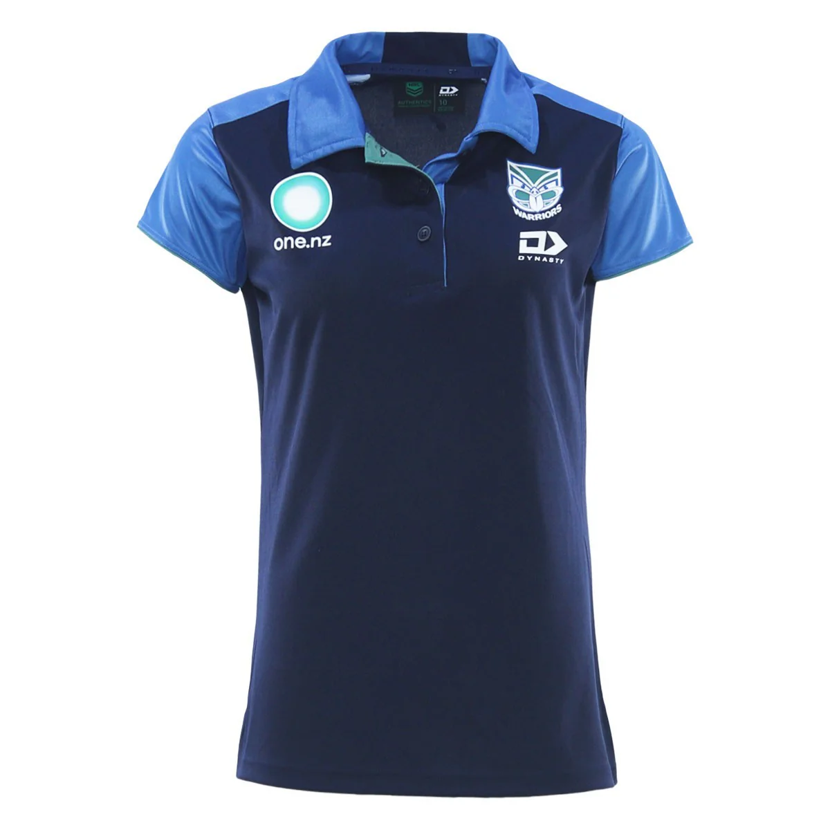 NRL 2026 Media Polo - New Zealand Warriors - Youth - Kids - Navy