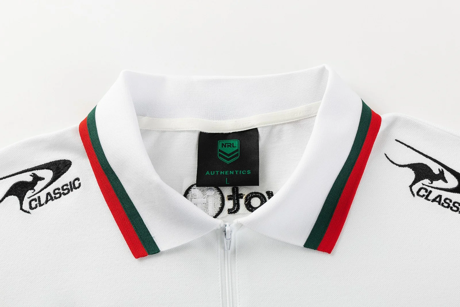NRL 2026 Media Polo Shirt - South Sydney Rabbitohs - Adult - Mens - Image 4