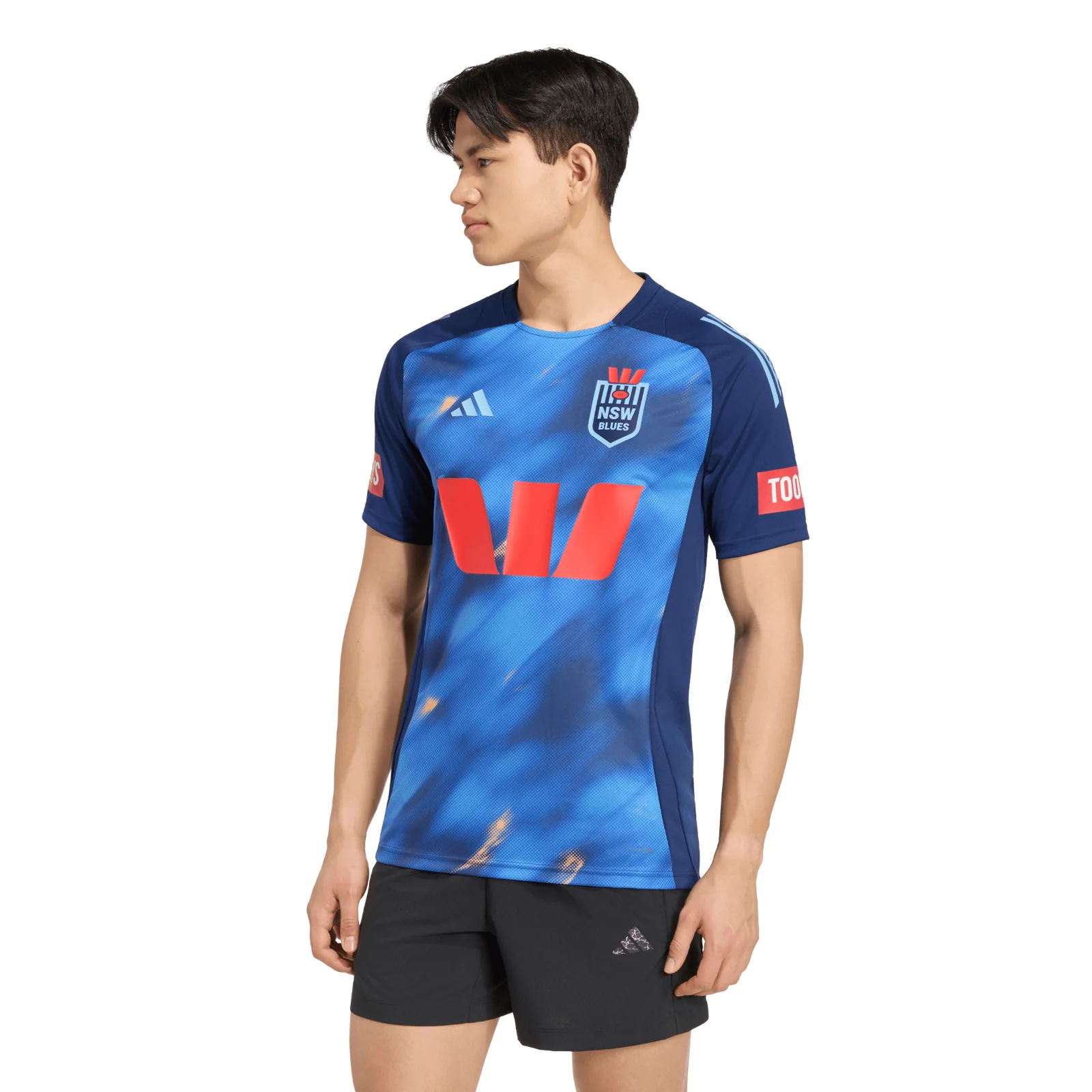 NRL 2026 Performance Tee - New South Wales Blues - Dark Blue - NSW - Mens - Image 2