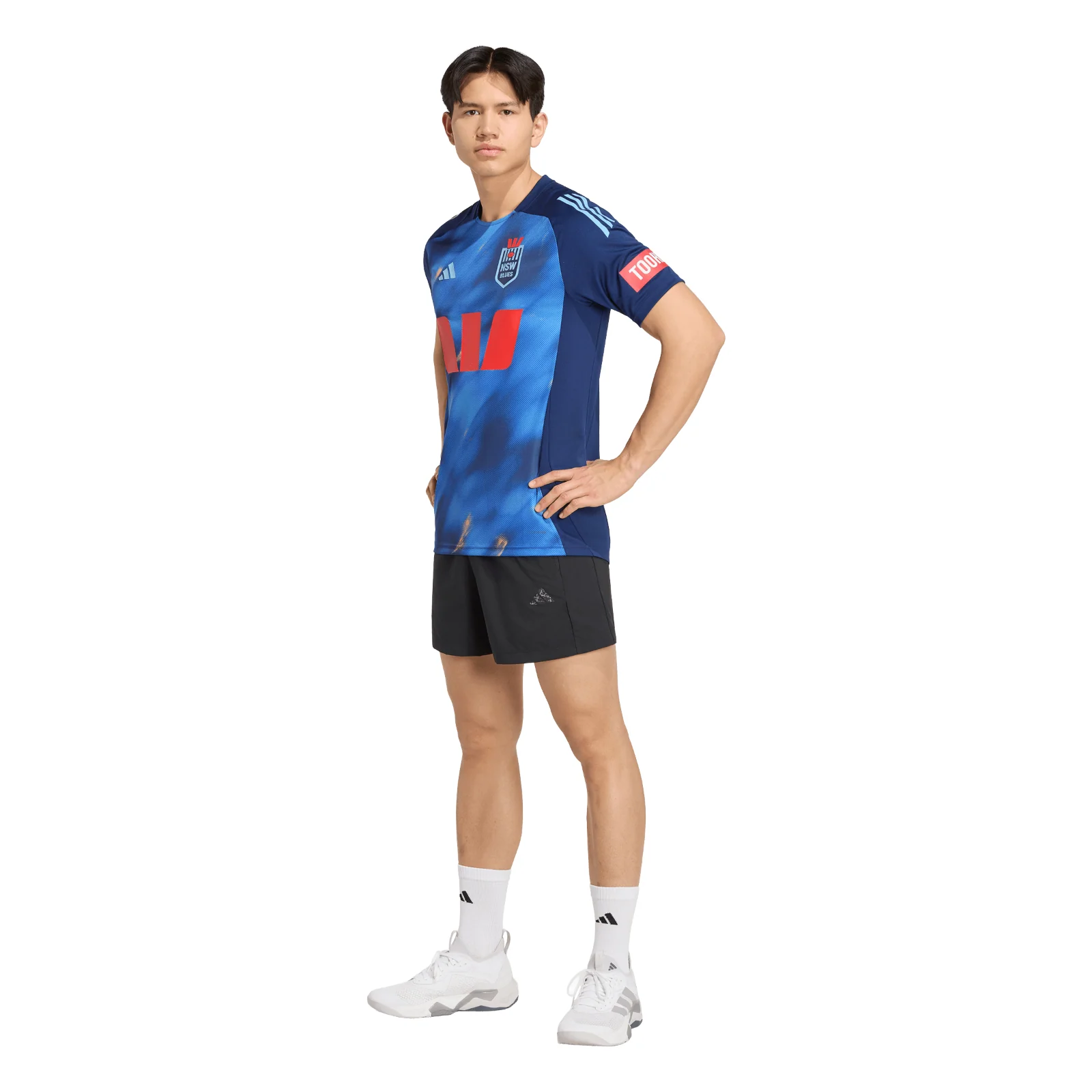 NRL 2026 Performance Tee - New South Wales Blues - Dark Blue - NSW - Mens - Image 4