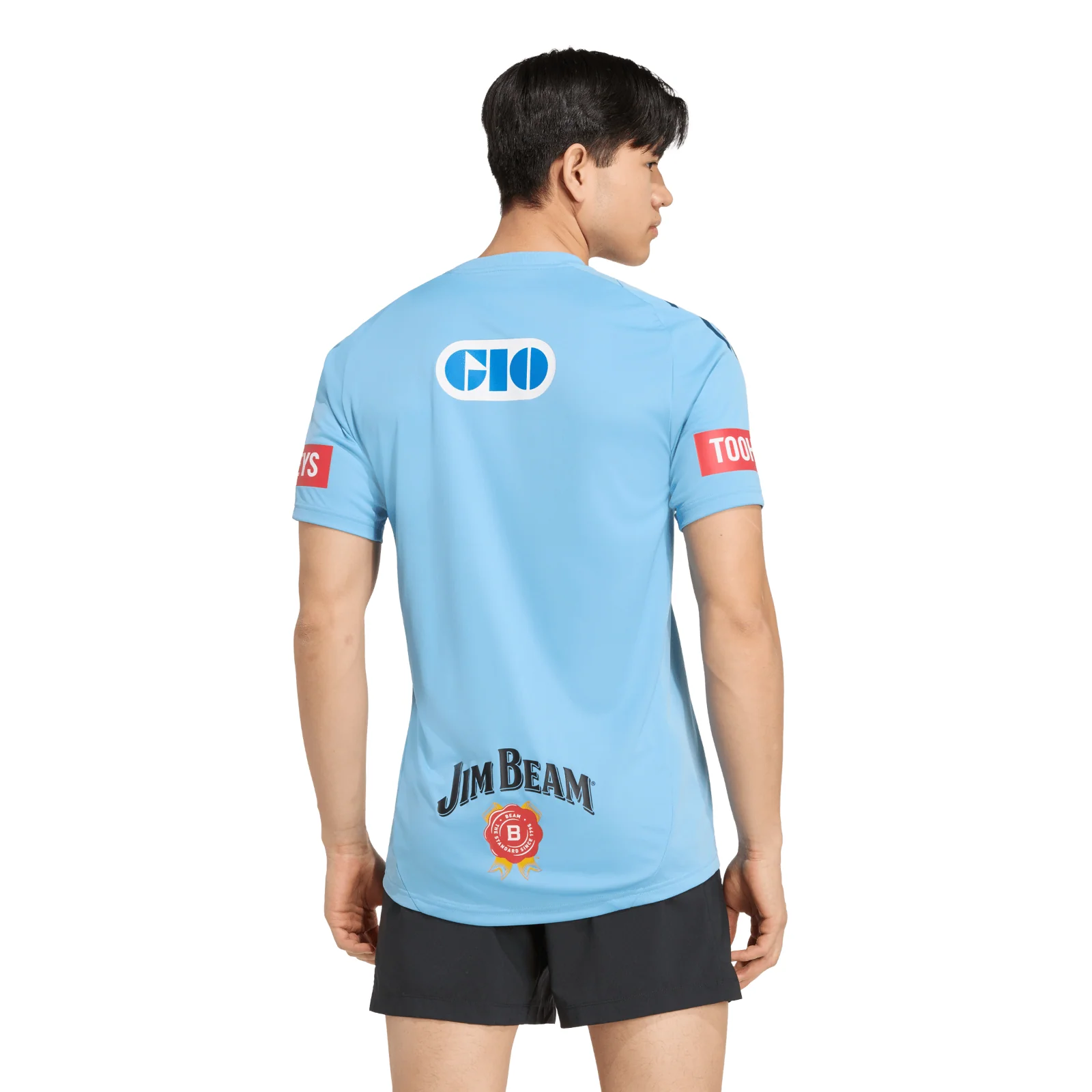 NRL 2026 Performance Tee - New South Wales Blues - Light Blue - NSW - Mens - Image 3