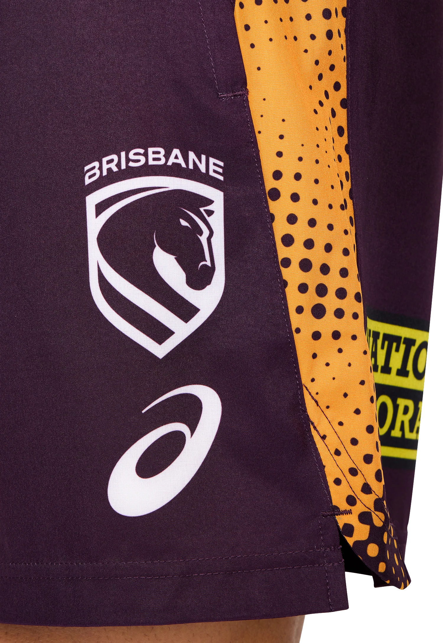 NRL 2026 Training Shorts - Brisbane Broncos - Adult - Mens - Image 7