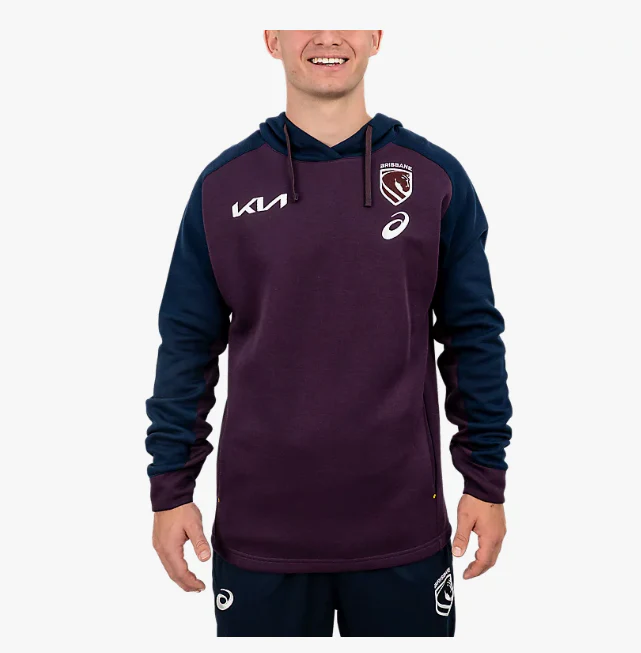 NRL 2026 Team Hoodie - Brisbane Broncos - Adult - Mens