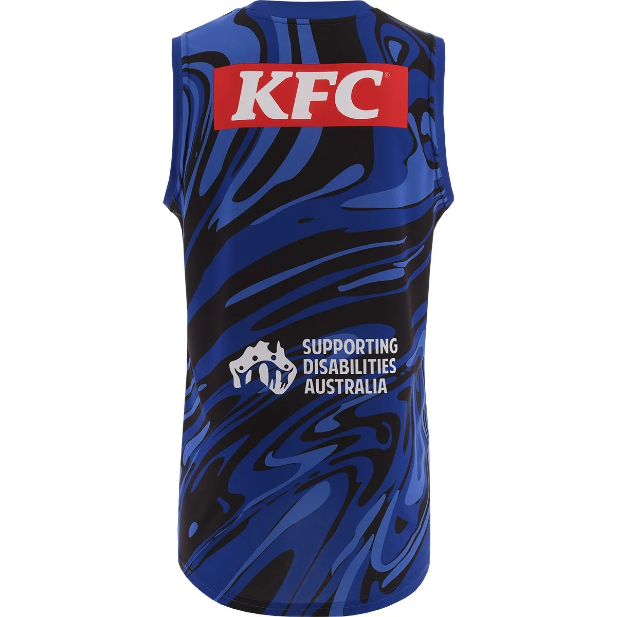 NRL 2026 Training Singlet  Canterbury Bulldogs  Blue  Adult  Mens - Image 2