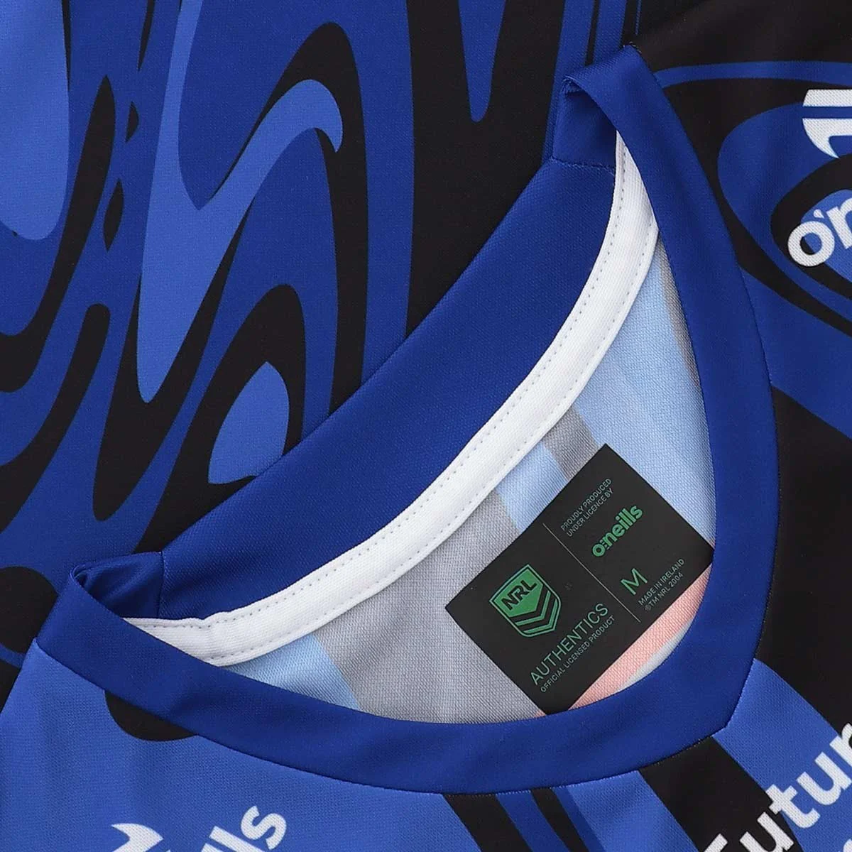 NRL 2026 Training Singlet  Canterbury Bulldogs  Blue  Adult  Mens - Image 3